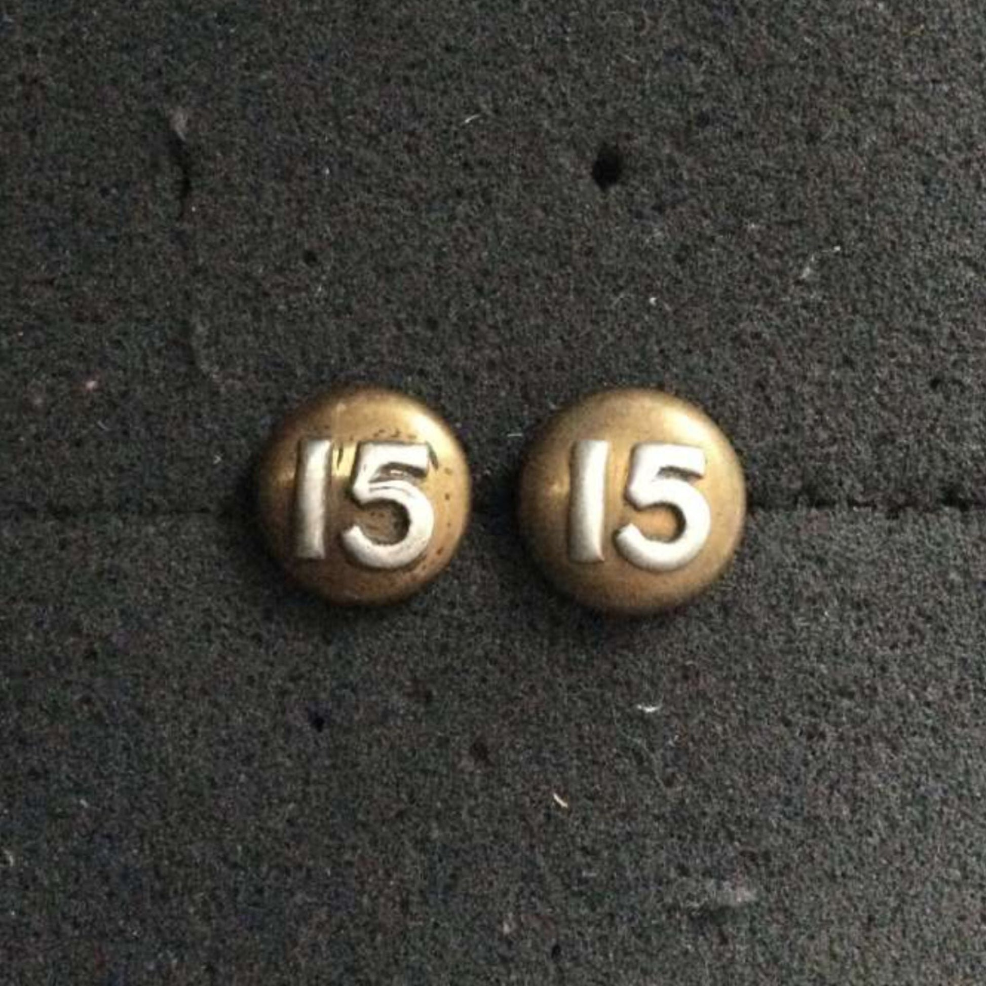 Gradia Militaria -  15th Punjab Regiment Officers Hat Buttons