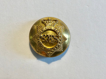 Victorian Queen's Bays 2nd Dragoon Guards officer's large button.