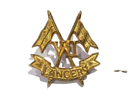 Pakistan; 7th Lancers cap badge.