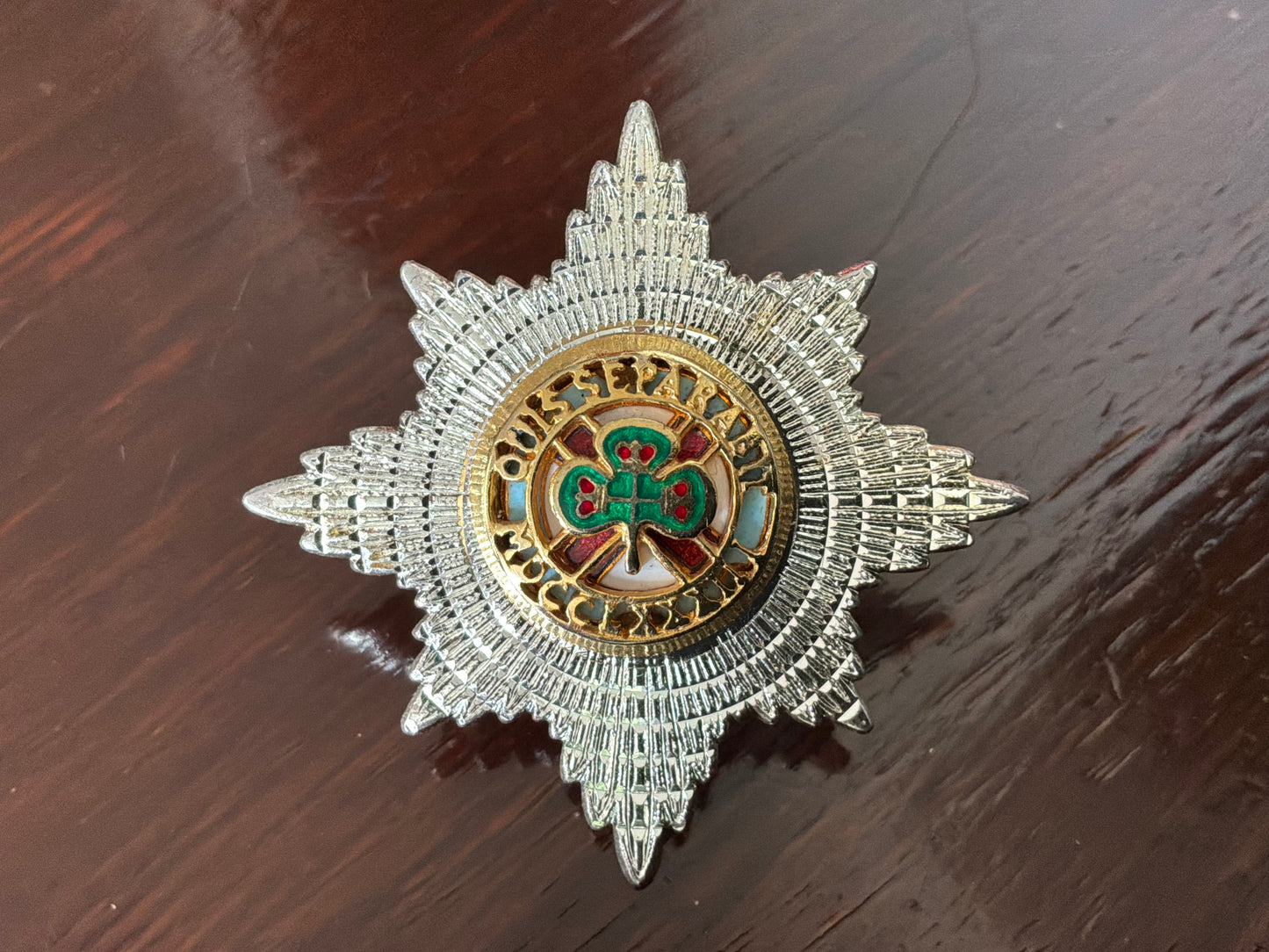 Irish Guards Warrant Officer's  Cap Star badge.
