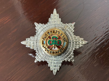 Irish Guards Warrant Officer's  Cap Star badge.
