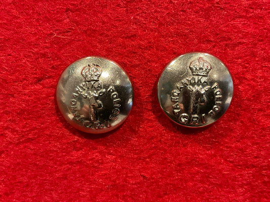 GRI Tanganyika Police field service hat buttons