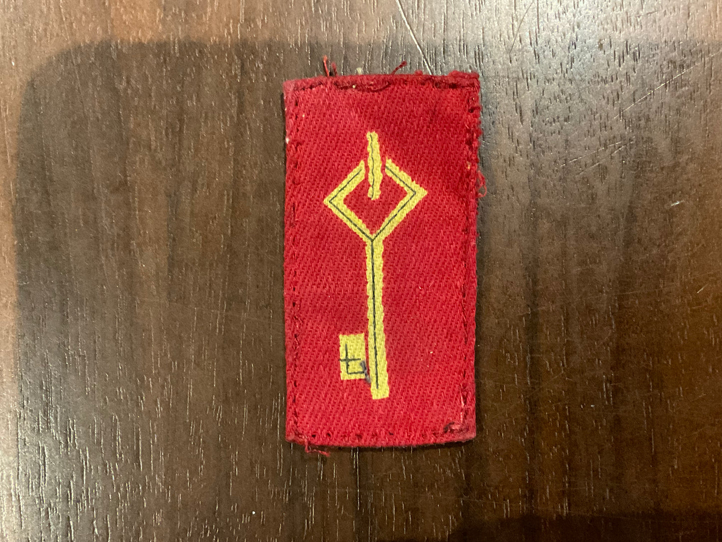 Gibraltar Garrison printed formation sign