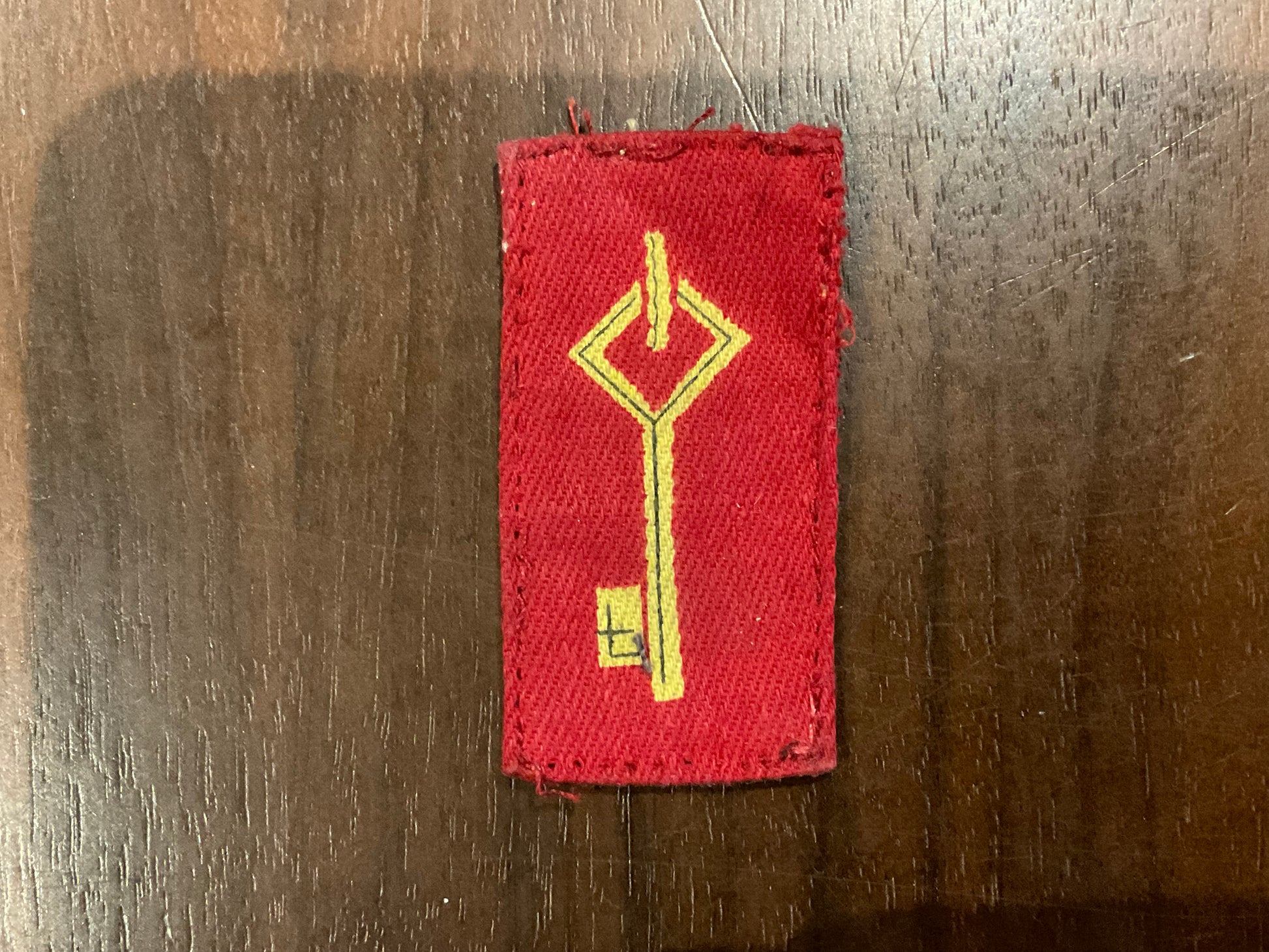 Gibraltar Garrison printed formation sign