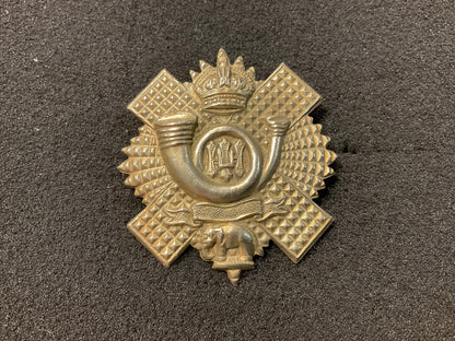 Highland Light Infantry Territorials Glengarry badge front view
