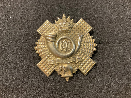 Highland Light Infantry Territorials Glengarry badge front view
