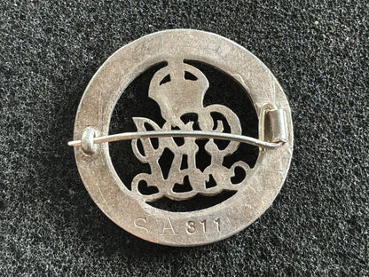 WW1 South African silver Wound badge (S.W.B)
