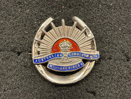 1916 dated Australian Imperial Forces silver sweetheart.