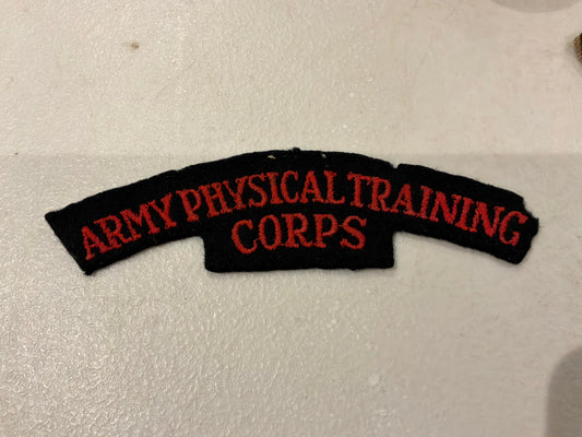 WW2 British Army Physical Training Corps shoulder title.