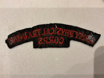 WW2 British Army Physical Training Corps shoulder title.