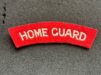 HOME GUARD red wool post war title (1952-57)