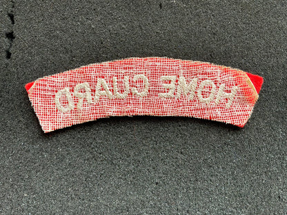HOME GUARD red wool post war title (1952-57)