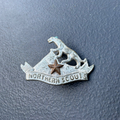 Northern Scouts cap badge.
