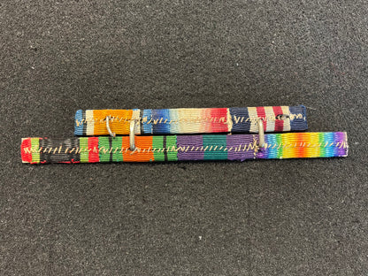 Medal bar of 7, from Khedives Sudan, MM into WW2