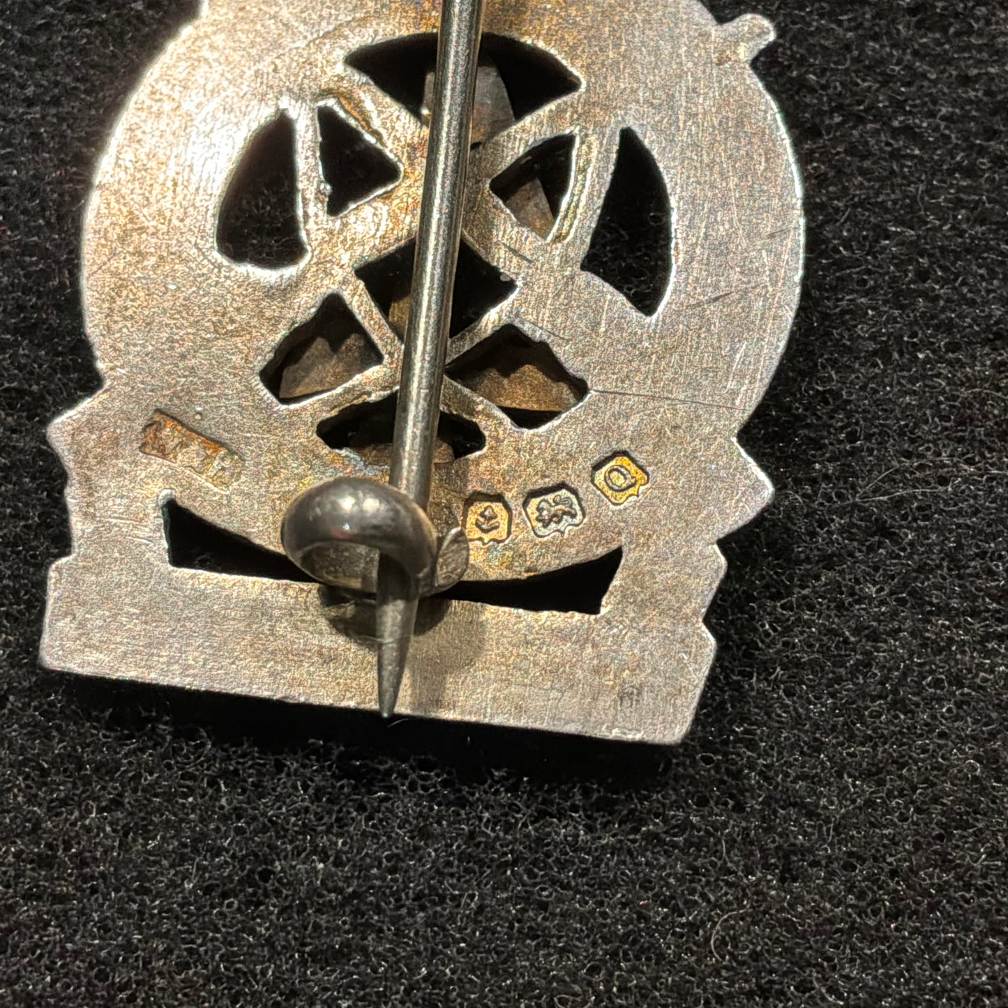 1940 dated 4th County of London Yeomanry (Sharpshooters) sweetheart.