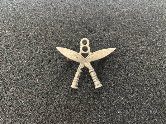 WW2 era 8th Gurkha Rifles cap badge