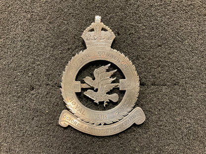WW2 RAF No11 Bomber Squadron silver head dress badge ?