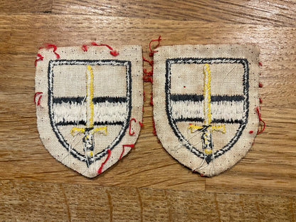 British Army Territorial troops (1950s) formation signs.