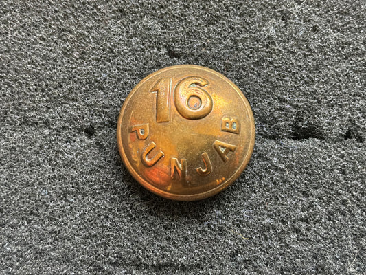 WW2 16th Punjab Regiment (1922-47) button.