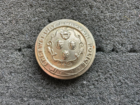 Shrewsbury Borough Police force button, 1836 to 1947