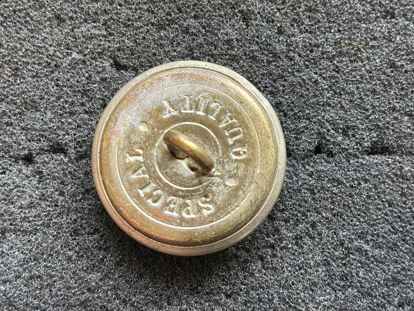 Shrewsbury Borough Police force button, 1836 to 1947