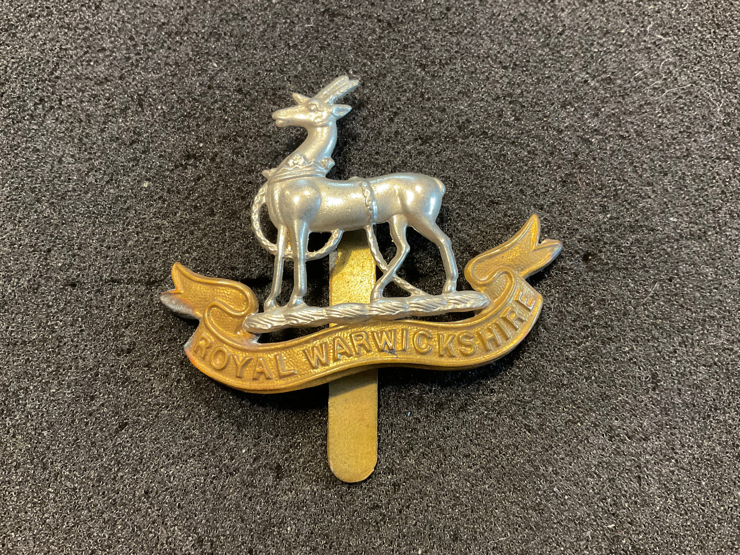 WW1/2 Royal Warwickshire Regiment cap badge.