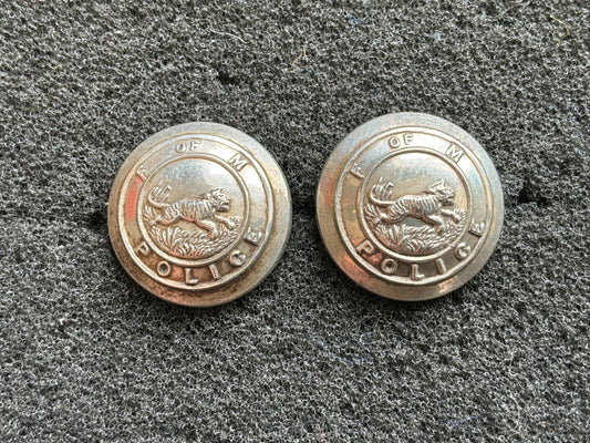 Federation of Malay 1948 dated silver hallmarked shoulder board buttons.