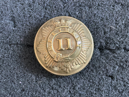 QVC 11th (North Devon) Regiment of Foot button