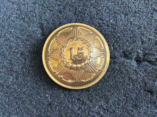15th Regiment of Foot (East Yorkshire) – Victorian Officer’s Gilt Tunic Button, by Jennens & Co