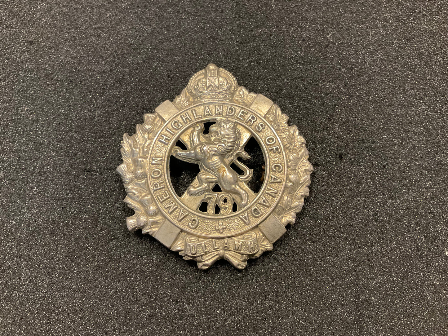 79th Cameron Highlanders of Canada glengarry badge.