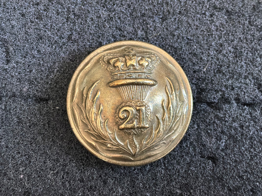QVC The 21st (Royal Scots Fusiliers) Regt of Foot button.