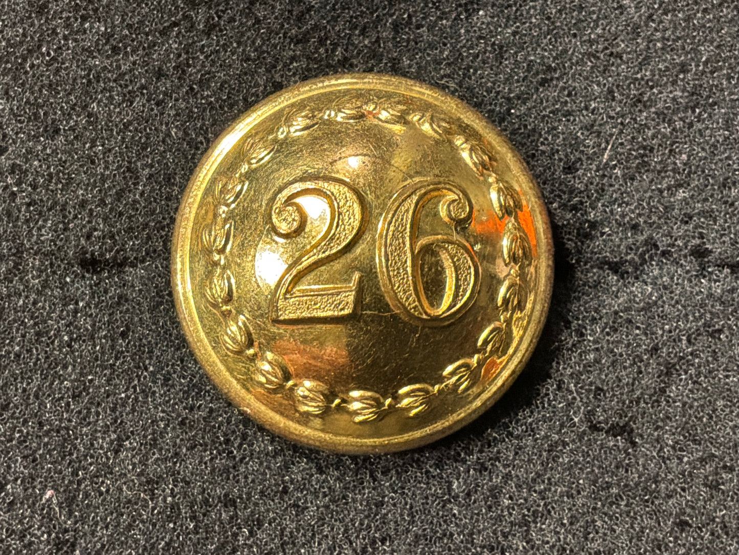 QVC The 26th (Cameronians) Regt of Foot officers button