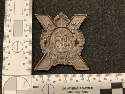 WW1 CEF 96th Battalion (Canadian Highlanders) cap badge by DINGWALL.