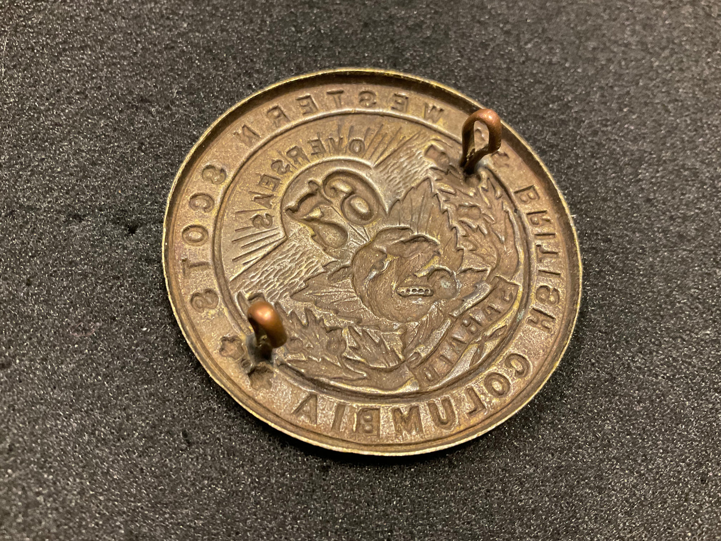 WW1 C.E.F 67th Battalion (B.C Highlanders, Western Scots) cap badge.