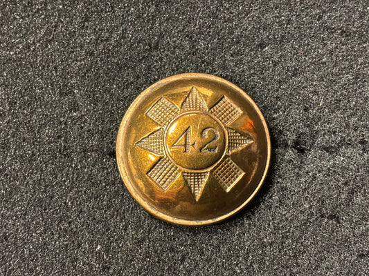 QVC 42nd (Royal Highland) Regiment of Foot, Black Watch button.