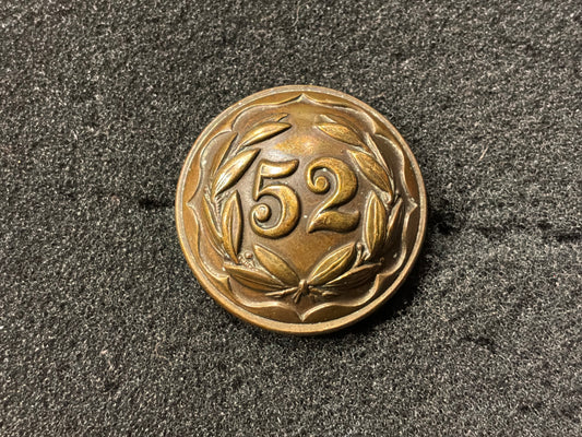 QVC The 52nd (Oxfordshire Light Infantry) Regt 25mm button.
