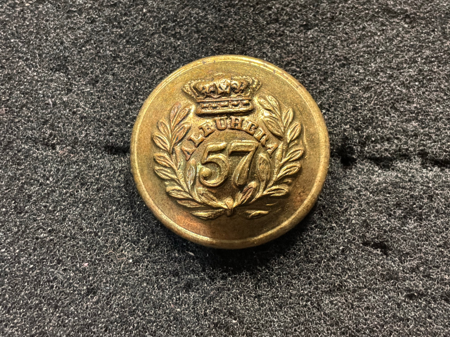 QVC The 57th (West Middlesex) Regiment of Foot ORs button.
