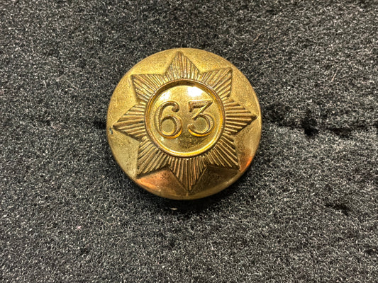 QVC The 63rd (West Suffolk) Regt of Foot Officers gilt button.