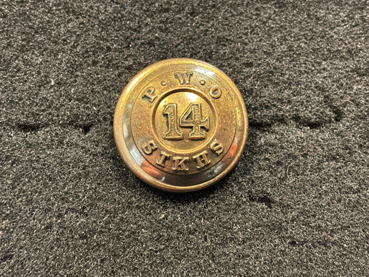 Indian Army 14th SIKHS P.W.O button