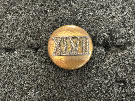 XLVII Silver & gilt 13mm button by Jennens.