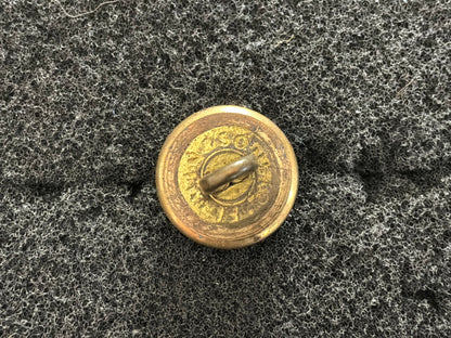 20th Hussars, British Army – Officer’s Small Silver & Gilt Cap or Mess Button