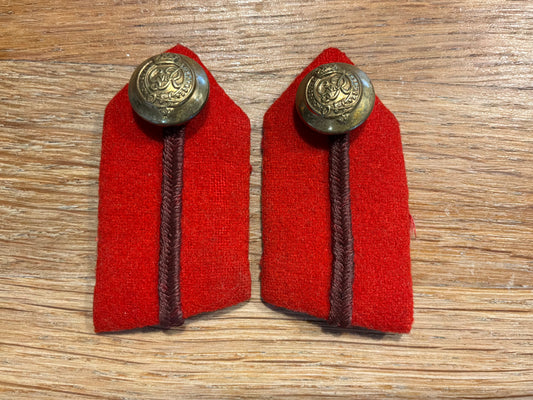WW2 (GRVI) Staff Officers collar gorget patches.