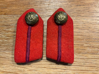 WW2 Staff Officers collar gorget patches.