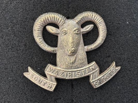 The South Waziristan Scouts, large cap badge at 50mm x 60mm