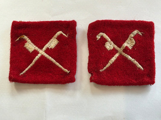 WW2 Indian Army Waziristan District cloth formation signs