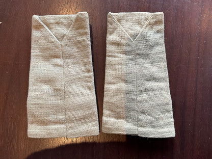 WW2 Indian Theatre made Brigadiers cloth shoulder rank epaulettes