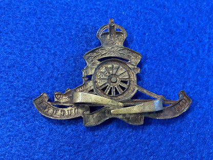 Post 1902 Royal Artillery, Territorial O.S.D cap badge.