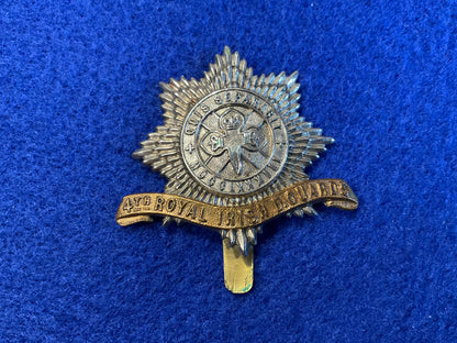 WW1 4th Royal Irish Dragoon Guards cap badge.