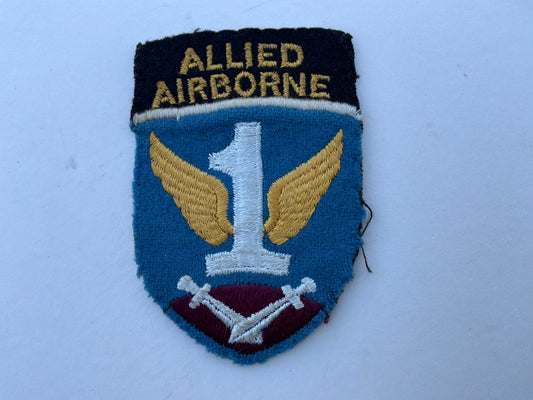 WW2 British made Allied Airborne sleeve patch.