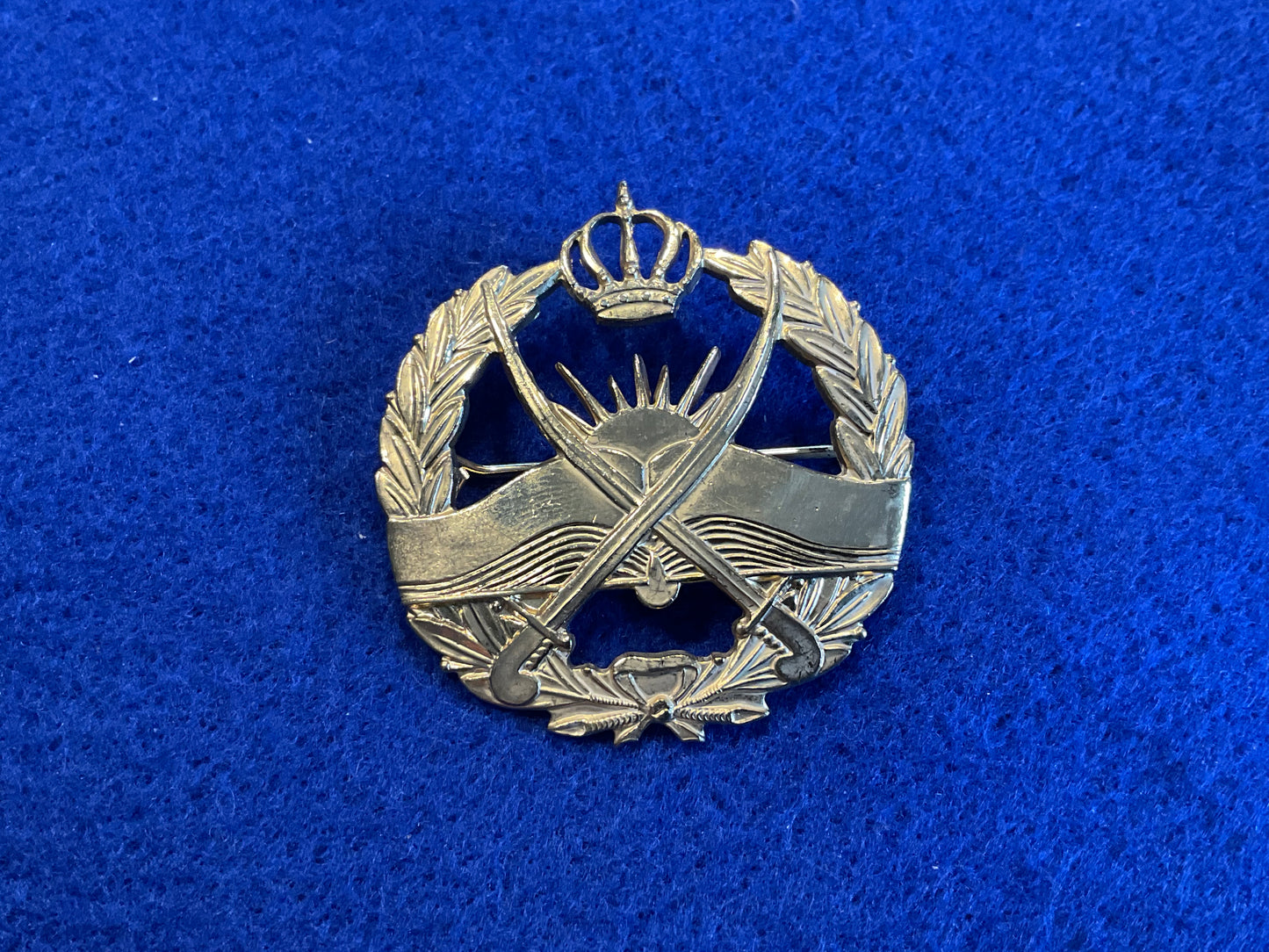 Jordanian Armed Forces Joint Services head dress badge